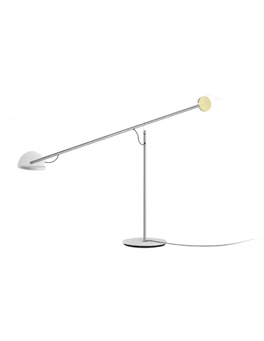 Lampe à poser Copérnica LED avec bras articulé en acier par Ramírez i Carrillo - Marset