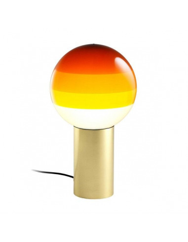 Lampe à poser Dipping Light LED en laiton par Jordi Canudas - Marset
