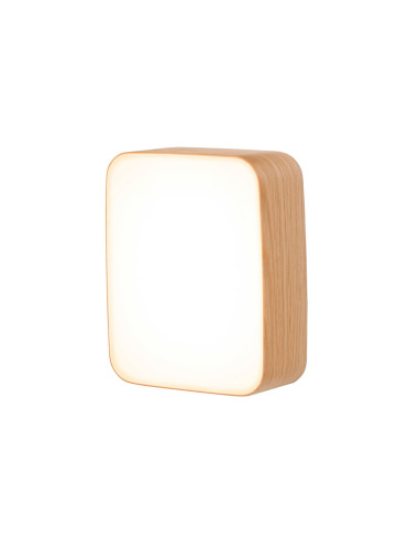 Applique murale en bois Led Cube au design scandinave et minimaliste par  Tunto