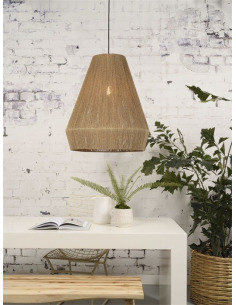 Suspension Iguazu Ø40 cm en jute au design naturel par Good & Mojo 2