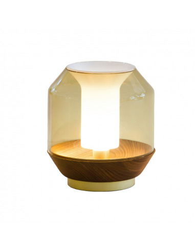 Lampe à poser design LATERALIS en verre soufflé par Innermost