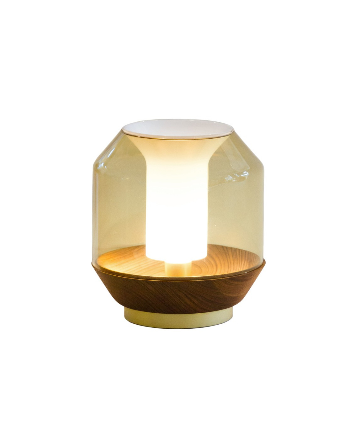 Lampe à poser design LATERALIS en verre soufflé par Innermost