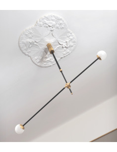 Suspension Bulluram SI-3 en laiton au design chic et élégant 