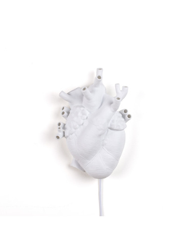 Applique design Heart en porcelaine en forme de coeur par Marcantonio X Seletti