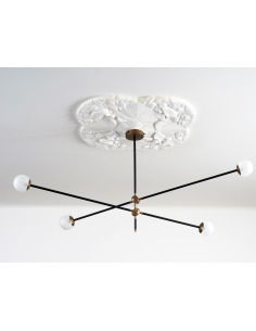 Suspension Bulluram SI-4 en laiton au design chic et élégant  2