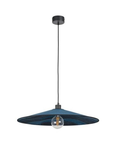 Suspension Nostalgia Malachite Nuit en tissu pivoine par Sonia Laudet x Market Set