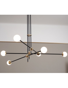 Suspension Bulluram SI-6 en laiton au design chic et élégant  2