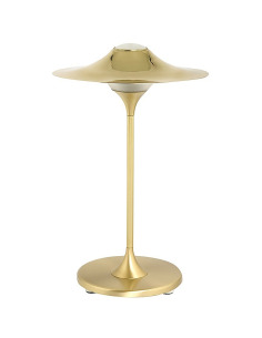 Lampe à poser design Skew en laiton au design chic et élégant