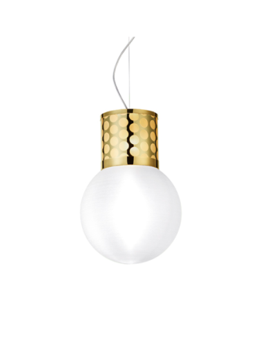 Suspension Atmosfera en Goldflex par Lorenza Bozzoli x Slamp