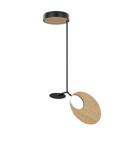 Suspension Ballon noir LED au design scandinave par Tunto