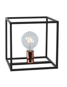 Lampe à poser Cage en métal...
