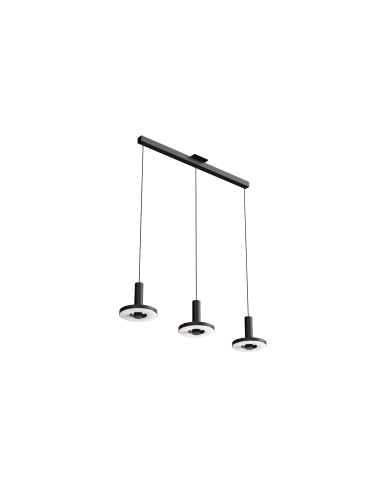 Suspension Beads in line 3 sources en aluminium au design industriel par Anton de Groof X Tonone