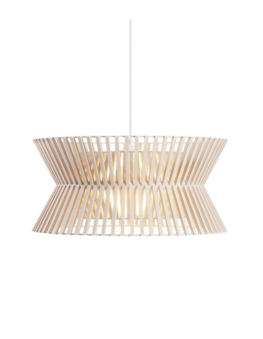 Suspension au design scandinave Kontro 6000 en bois naturel