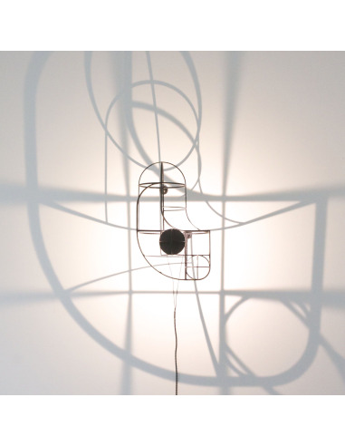 Applique murale artistique au design 3D WB wall par le Studio Dennis Parren