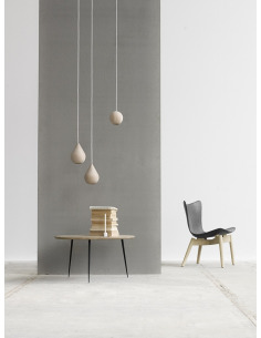 Suspension LED en bois Liuku Ball au design scandinave 2