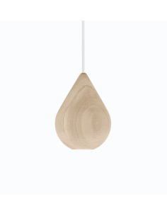 Suspension LED en bois Liuku Ball au design scandinave