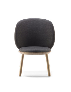 Fauteuil Naïve Low Chair en Tissu laine Kvadrat™ au design scandinave par etc.etc. x Emko 2