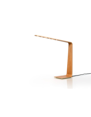 Lampe à poser tactile en bois Led 4 au design scandinave et minimaliste
