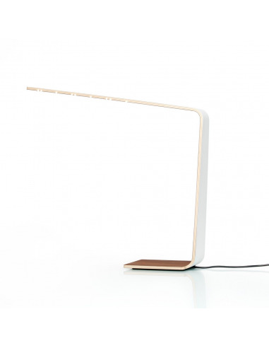 Lampe à poser tactile en bois Led 4 Couleur au design scandinave et minimaliste