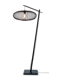 Lampadaire Cango en Bambou naturel au design naturel par Good & Mojo