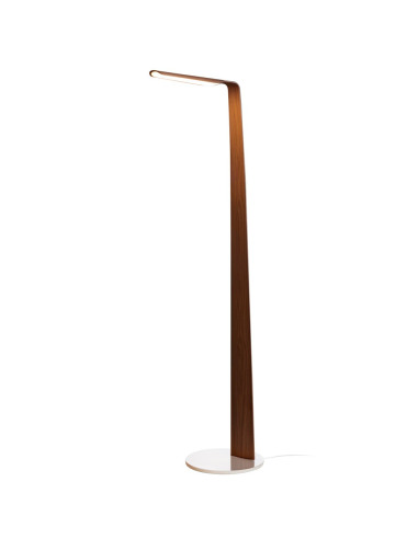 Lampadaire tactile en bois Led Swan au design scandinave et minimaliste