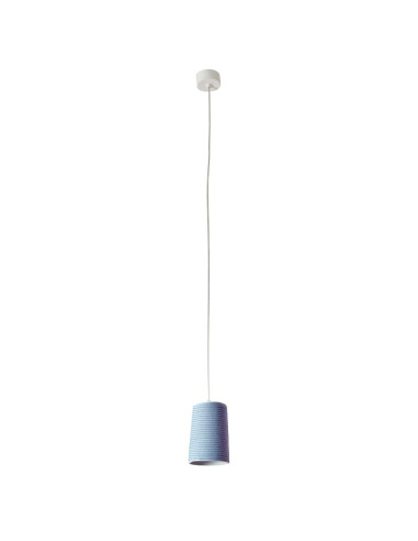 Suspension contemporaine Paint stripe en laine au design moderne et original