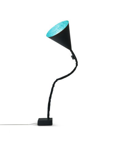 Lampadaire Flower lavagna avec effet tableau noir personnalisable