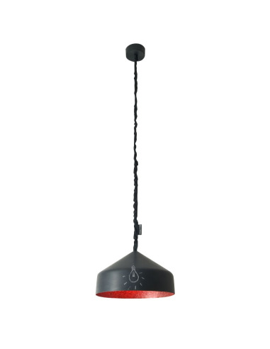 Suspension contemporaine Cyrcus lavagna avec effet tableau noir personnalisable