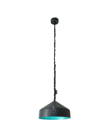 Suspension contemporaine Cyrcus lavagna avec effet tableau noir personnalisable