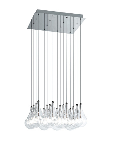 Suspension Drop Led en verre par Cristian Cubiñá x Alma Light