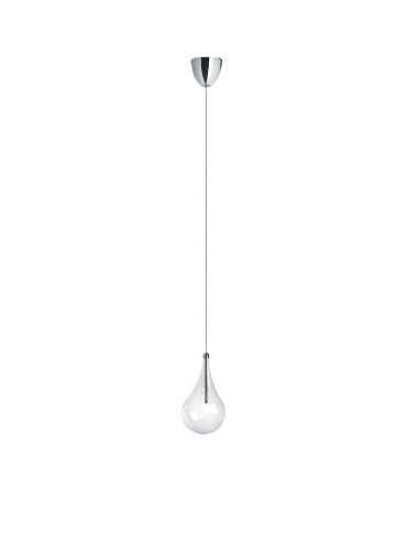 Suspension single Drop Led en verre par Cristian Cubiñá x Alma Light