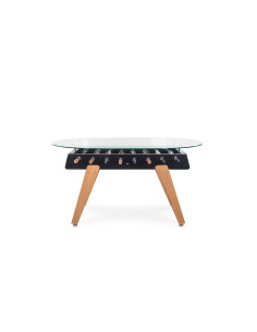 Table Baby foot ovale extérieur RS3 bois par José André et Rafael Rodriguez x RS Barcelona