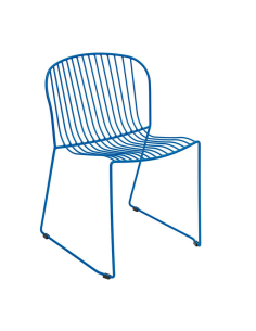 Chaise Bolonia en acier au...