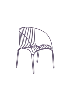 Fauteuil Colonial en acier...