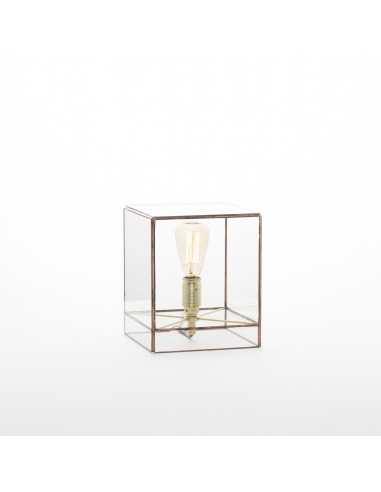 Lampe à poser géométrique Lou au design minimaliste et vintage