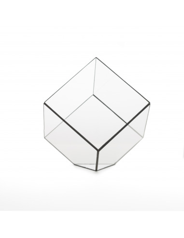 Cube de décoration géométrique Cube au design minimaliste et vintage