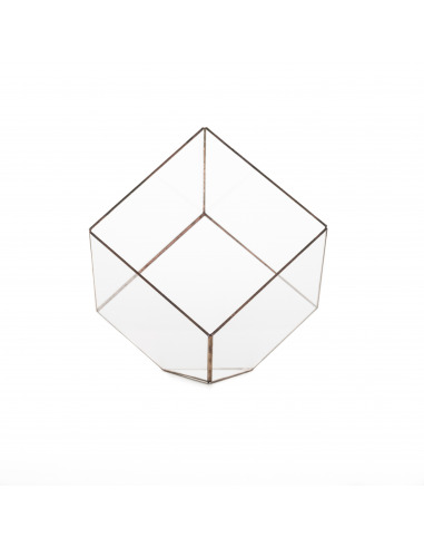 Cube de décoration géométrique Cube au design minimaliste et vintage