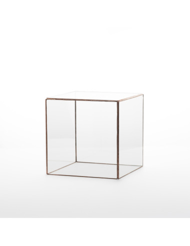 Cube de décoration géométrique Stolp au design minimaliste et vintage