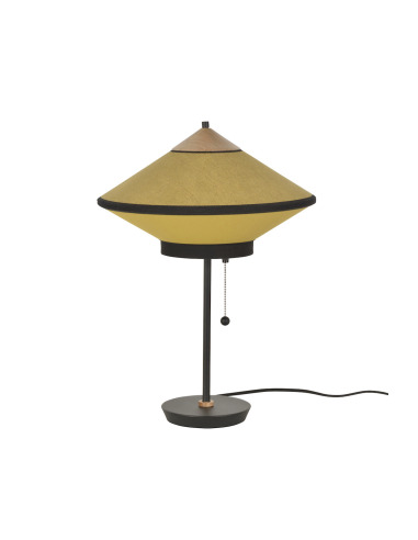 Lampe à poser Cymbal en tissu au design chic par Jette Scheib x Forestier