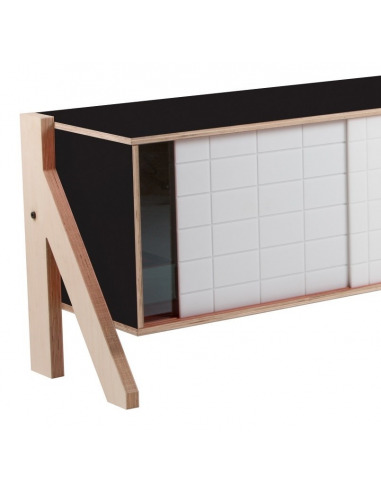 Buffet design Frame 01 S (1m15) au style contemporain et moderne