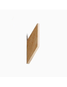 Patère murale Woody 9 au design naturel en bois naturel
