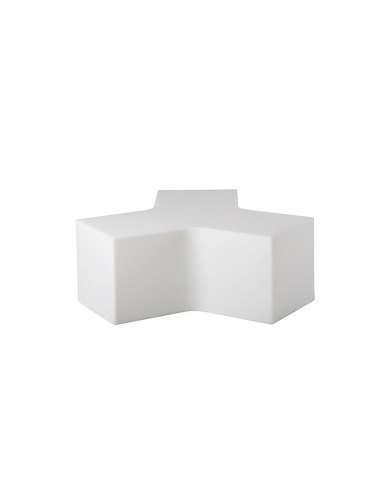Pouf Ypsilon en polyéthylène blanc _Otoko Design