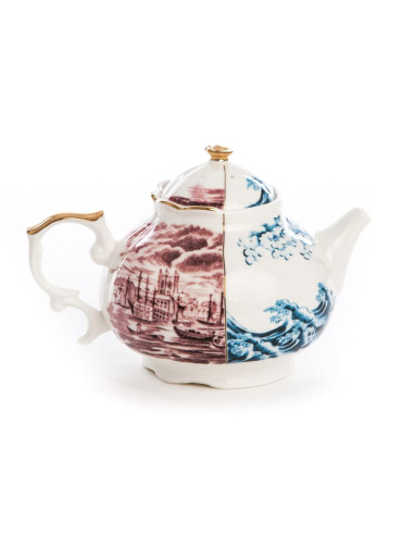 Théière hybride Smeraldina en porcelaine par CTRLZACK x Seletti