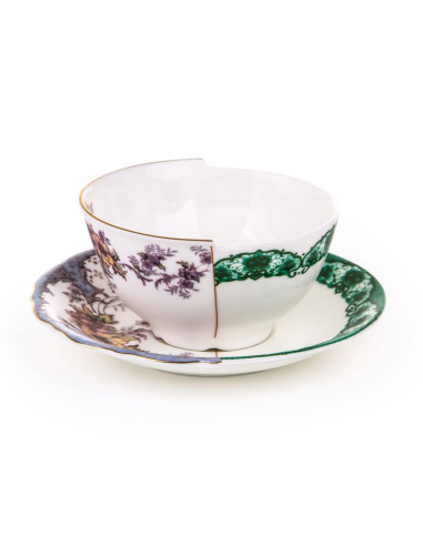 Tasse à thé hybride Isidora en porcelaine par CTRLZACK x Seletti