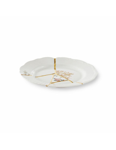 Assiette à dessert Kintsugi 2 en porcelaine par Marcantonio x Seletti