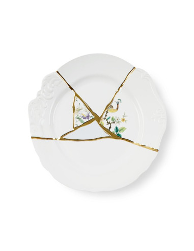 Assiette à dîner Kintsugi 2 en porcelaine par Marcantonio x Seletti