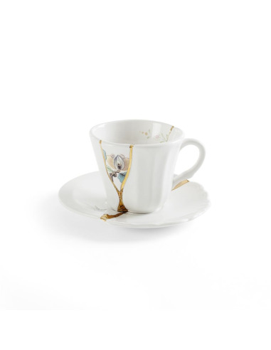 Tasse à café Kintsugi 3 en porcelaine par Marcantonio x Seletti