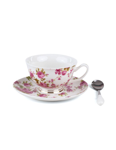 Tasse à thé avec petite cuillère Fortuna Guiltless  en porcelaine par Tarin x Seletti