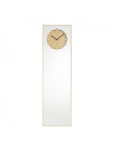 Horloge miroir Inverse natural par Richard Hutten
