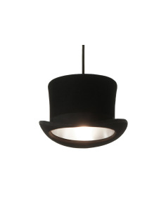 Suspension Avec Abat Jour Conique En Cuir Fada Led Au Design Suspension Wooster En Forme De Chapeau Haut Par Innermost
